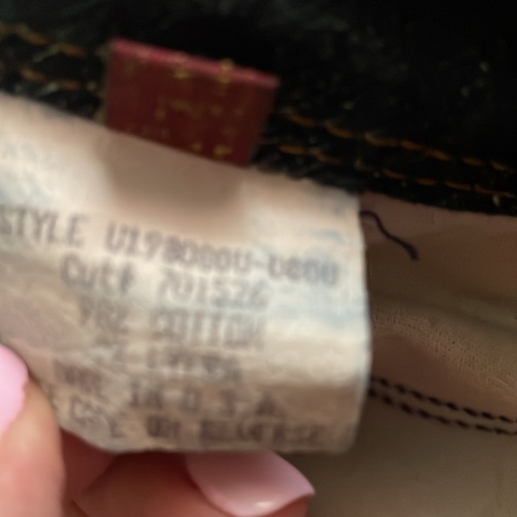 7 For All Mankind Flynt Jeans Boot Cut Dark Wash Denim Size 31 - Picture 6 of 16